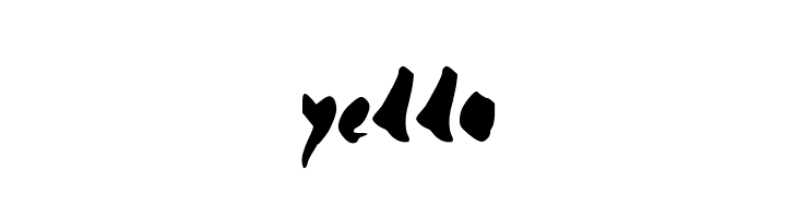 yello Caratteri