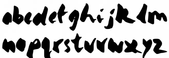 yello Font UPPERCASE