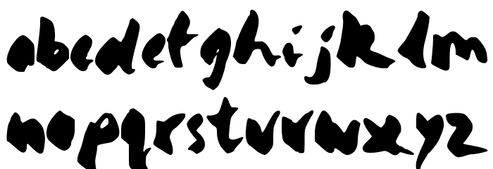yello Font LOWERCASE
