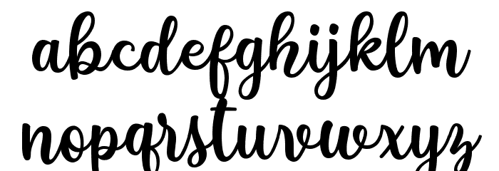 yellosun Font LOWERCASE