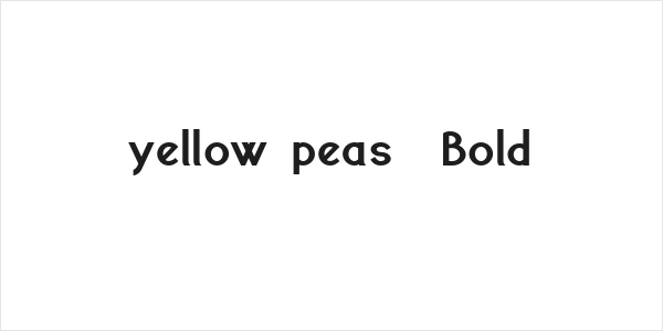 yellow peas  Bold Logo