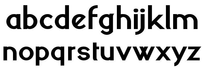 yellow peas Bold Font LOWERCASE