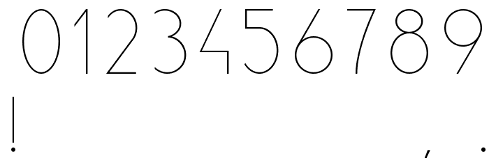yellow peas demo Font OTHER CHARS
