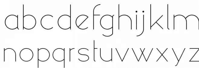 yellow peas demo Font LOWERCASE