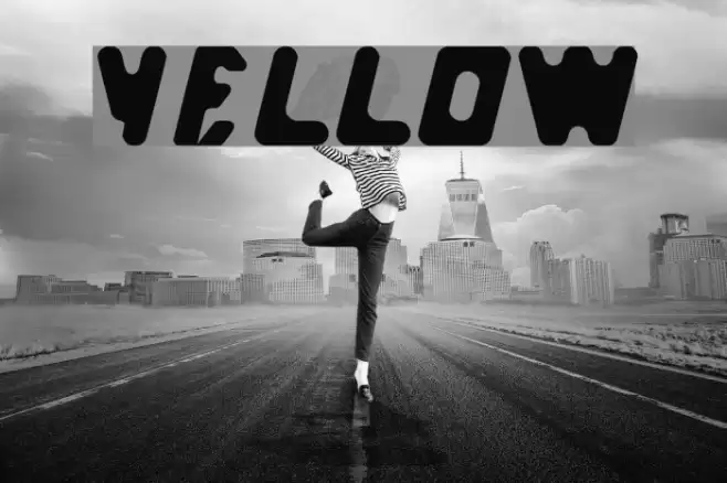 yellow Font examples