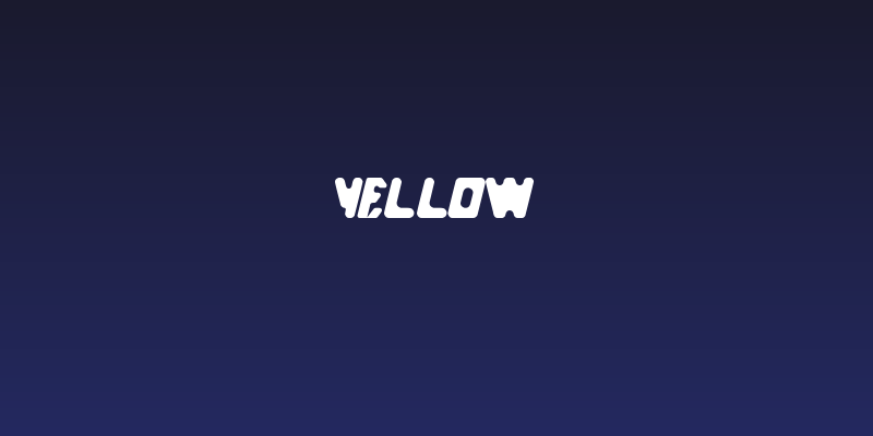 yellow Social Header