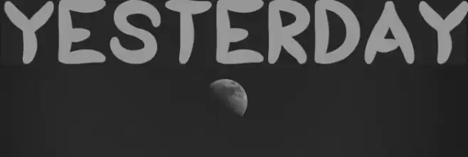 yesterday Font examples