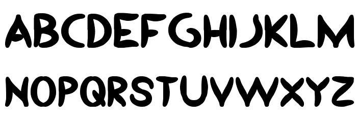 yesterday Font LOWERCASE