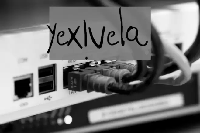yexivela Font examples