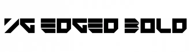 YG Edged Bold  免费字体下载