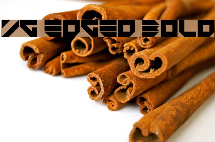 YG Edged Bold Font examples