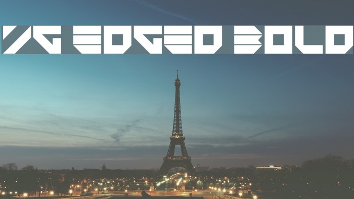 YG Edged Bold Font examples