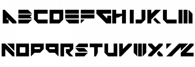 YG Lowercase Regular 字体 大写