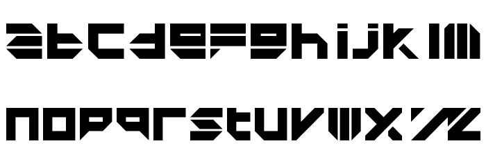 YG Lowercase Regular Font LOWERCASE