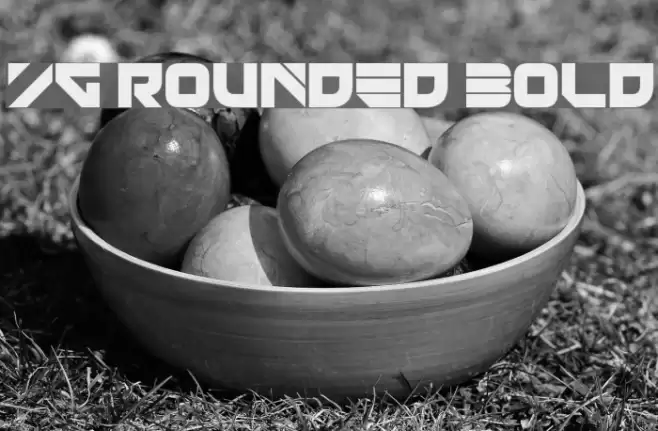 YG Rounded Bold Font examples