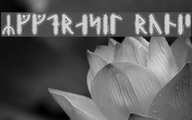 Yggdrasil Runic Font examples