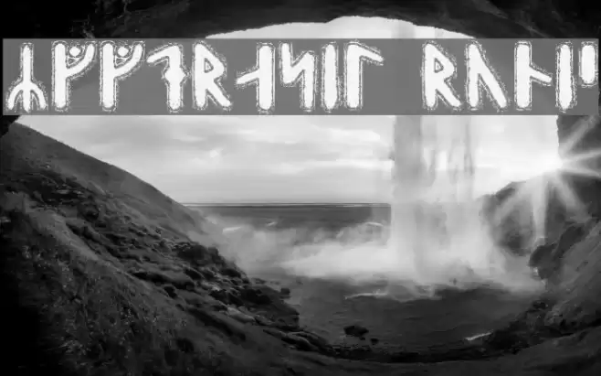 Yggdrasil Runic Font examples