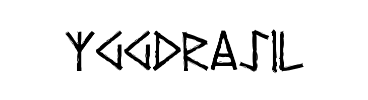 Yggdrasil  Frei Schriftart Herunterladen