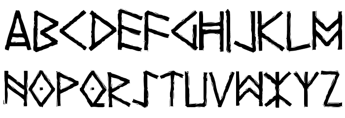 Yggdrasil Font LOWERCASE