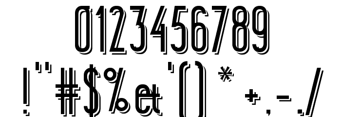 Ygraine Shadow Font OTHER CHARS