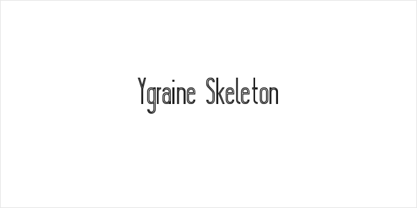 Ygraine Skeleton Logo