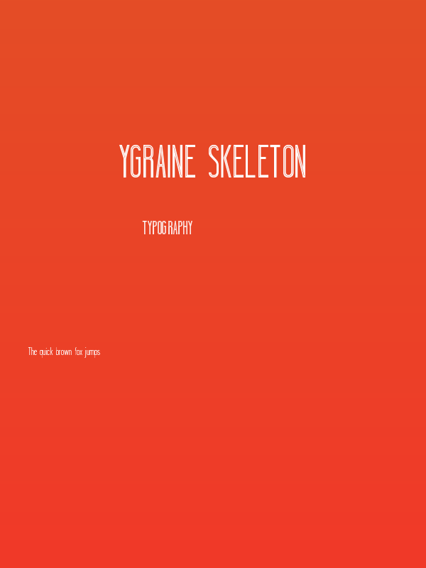 Ygraine Skeleton Poster