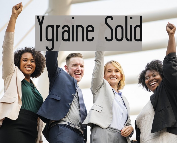 Ygraine Solid Font examples
