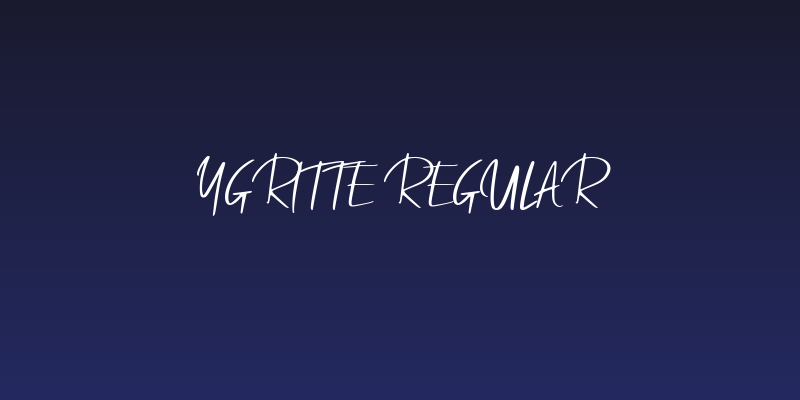 Ygritte Regular Social Header