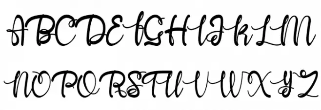 Yhulliantti Personal Use Only Font Litere mari