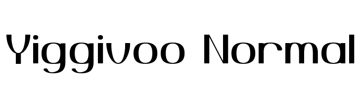 Yiggivoo Normal  Frei Schriftart Herunterladen