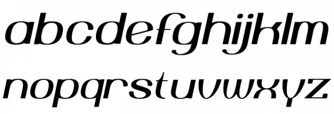 Yiggivoo Unicode  Italic Caratteri MINUSCOLO