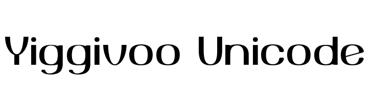 Yiggivoo Unicode  Frei Schriftart Herunterladen