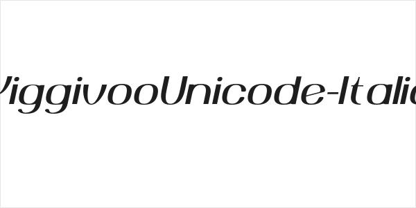 YiggivooUnicode-Italic Logo