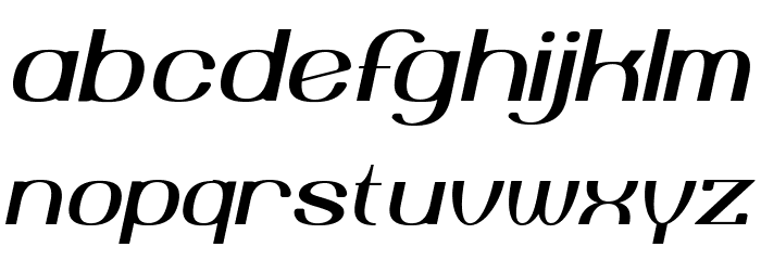YiggivooUnicode-Italic Font LOWERCASE