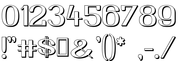 YiggivooUnicode3D Font OTHER CHARS