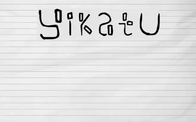 Yikatu Font examples