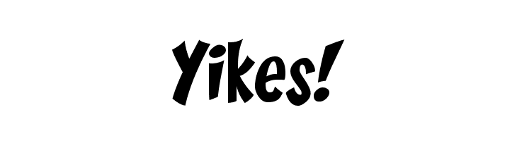 Yikes!  免费字体下载