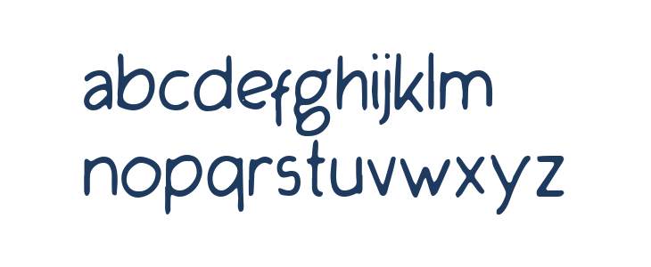 Yillhand Regular Lowercase