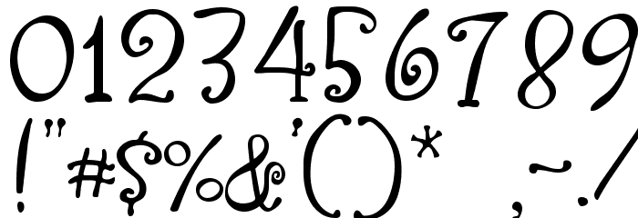 Yippy Alt Font OTHER CHARS