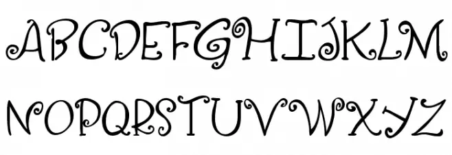 Yippy Skippy Alt Schriftart Groß