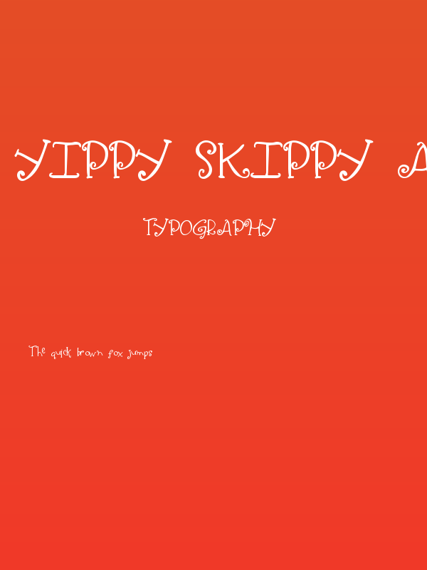 Yippy Skippy Alt Poster