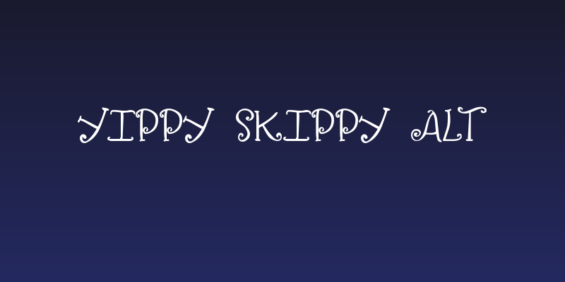 Yippy Skippy Alt Social Header