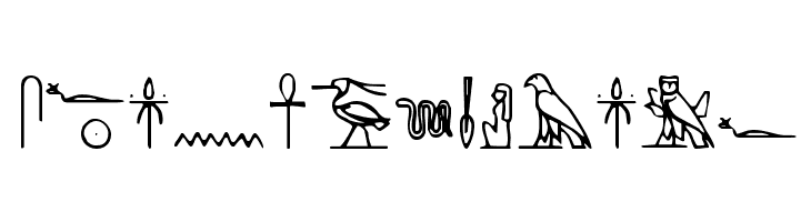 Yiroglyphics Schriftart