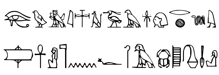 Yiroglyphics Fonte MINÚSCULAS