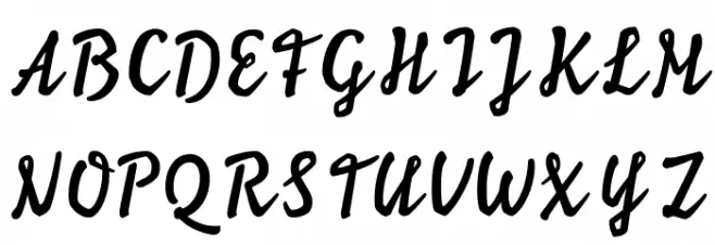 Ylvie script bold Italic Fonte MAIÚSCULAS