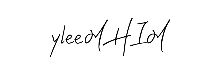 ylee MHIM  Frei Schriftart Herunterladen