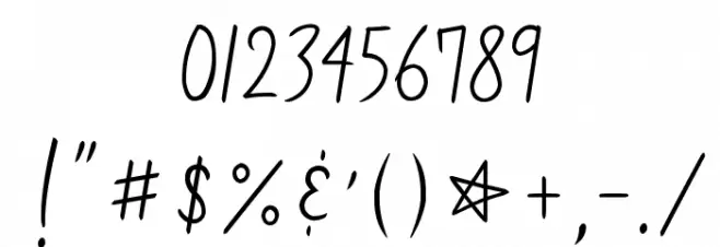 ylee MHIM Font OTHER CHARS