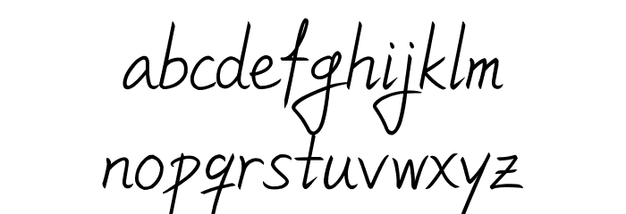 ylee MHIM Font LOWERCASE