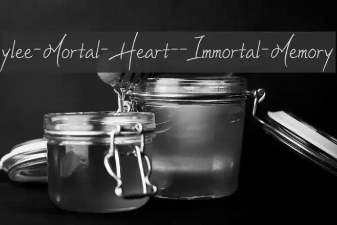 ylee-Mortal-Heart--Immortal-Memory Schriftart examples