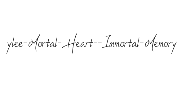 ylee-Mortal-Heart--Immortal-Memory Logo